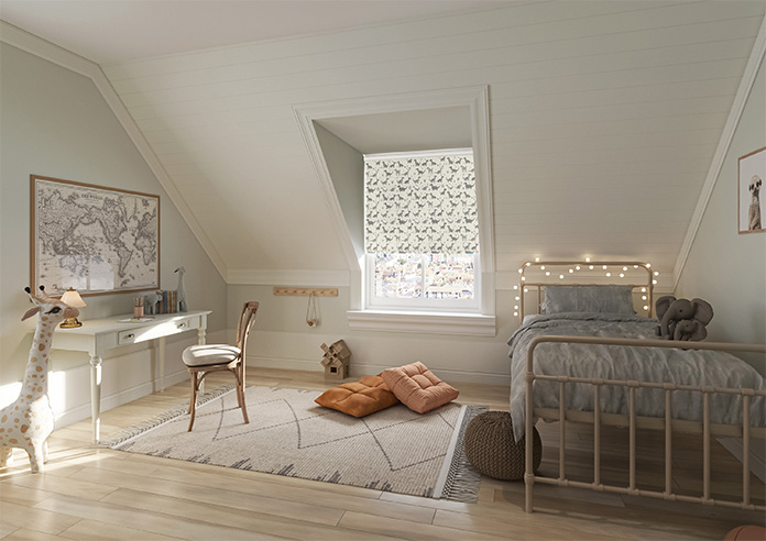 Dino Land, Fossil Grey - Roller Blind - Image 7